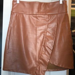 Leather skirt